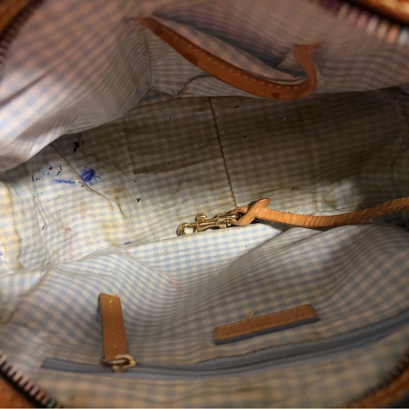 Dooney & Bourke Black Satchel with Multicolor Accents - Picture 10 of 11